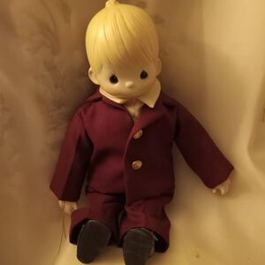Precious Moments Cubbie Groom Vintage Porcelain Doll 1981 Limited Edition